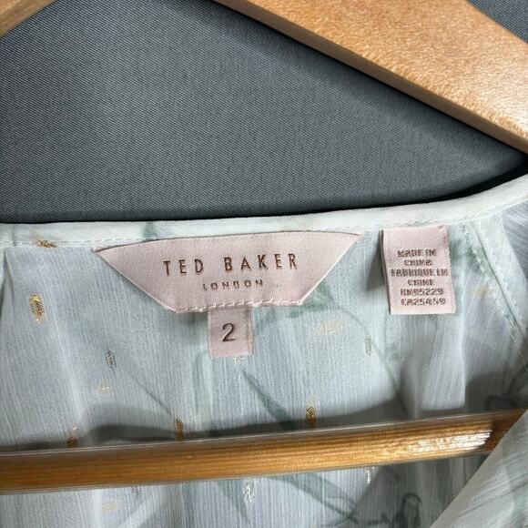 Ted Baker Lassii Fortune Blouse White Size S - Picture 8 of 8